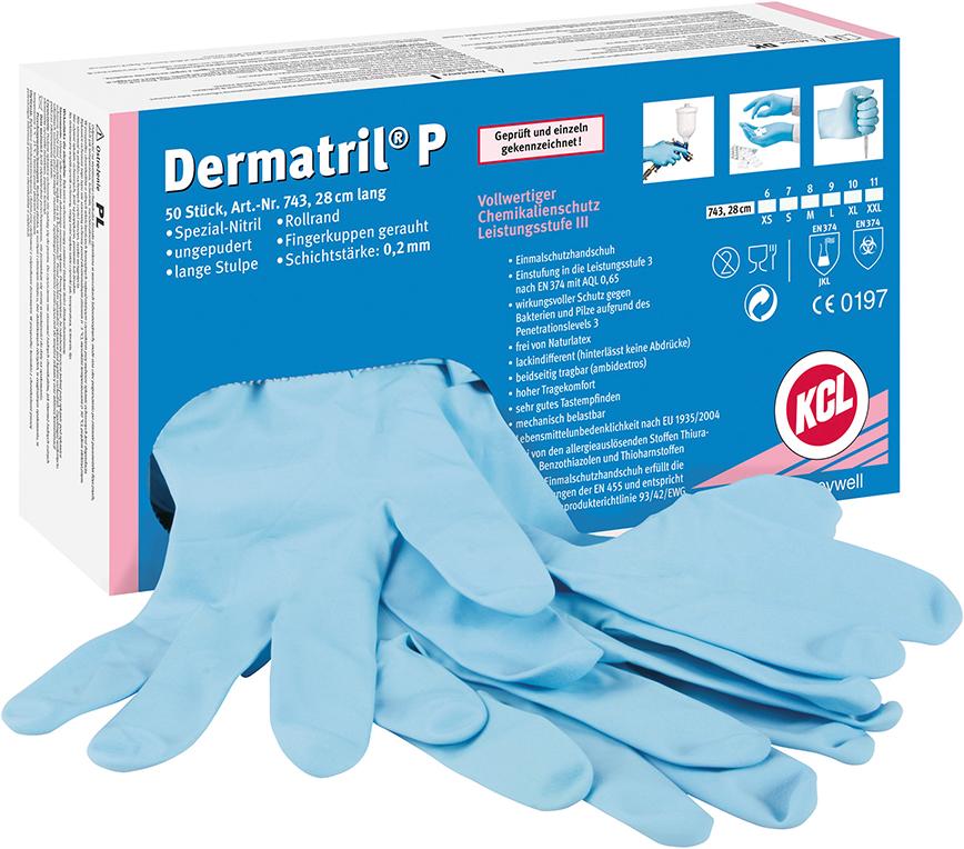 Einweghandschuh Dermatril® 743 P