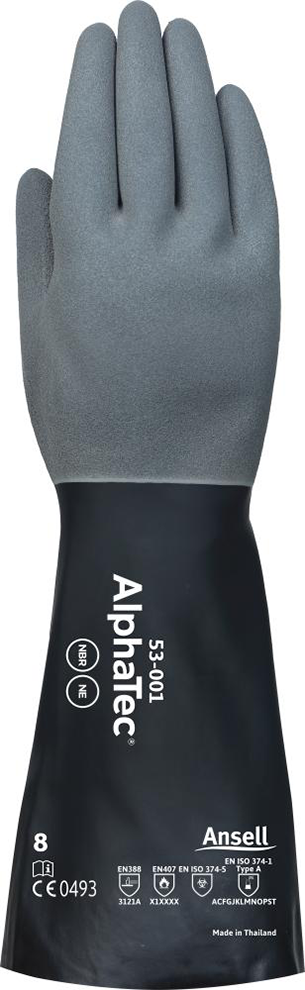 Handschuh AlphaTec 53-001, Gr. 8