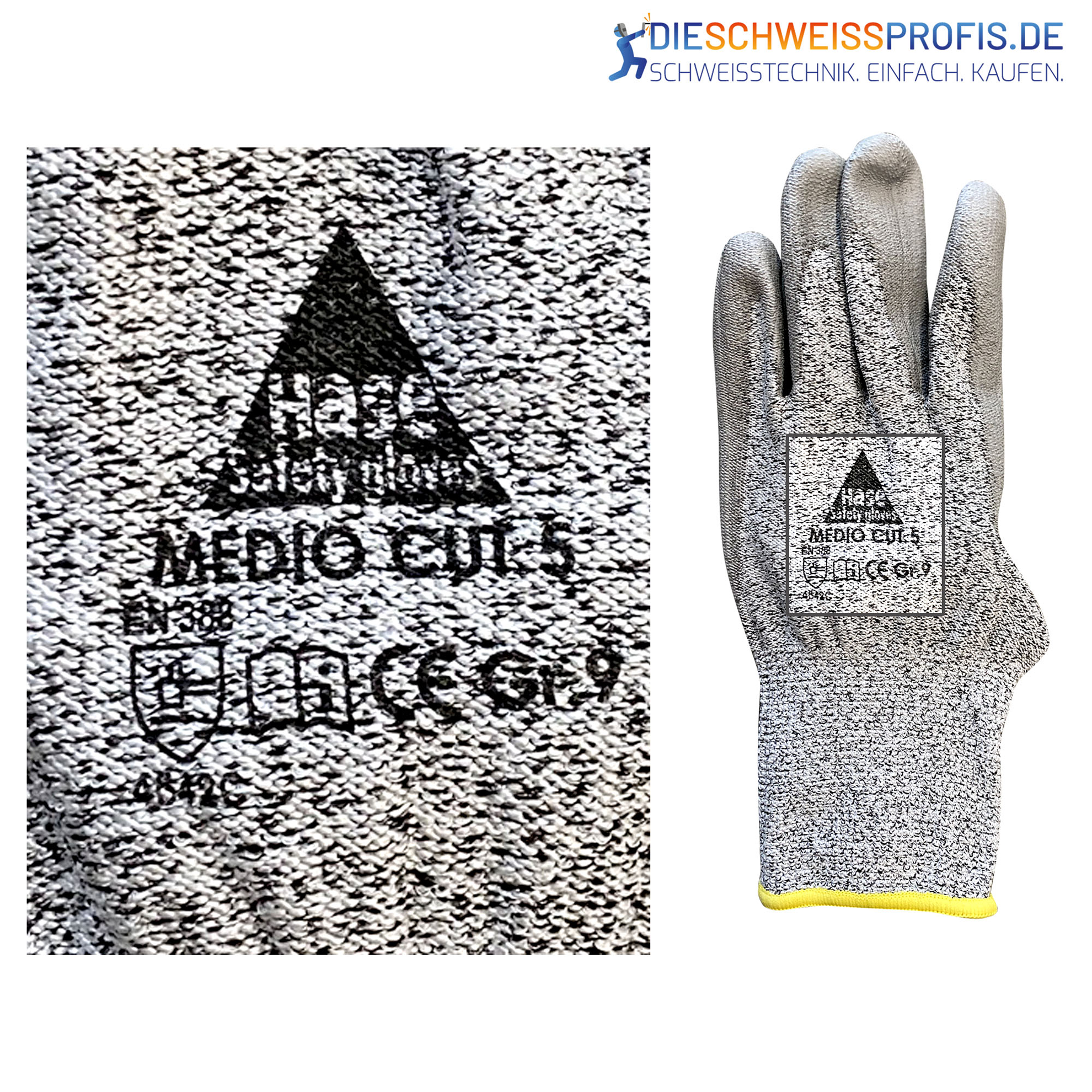 Montagehandschuhe Medio Cut 5 - Gr. 8