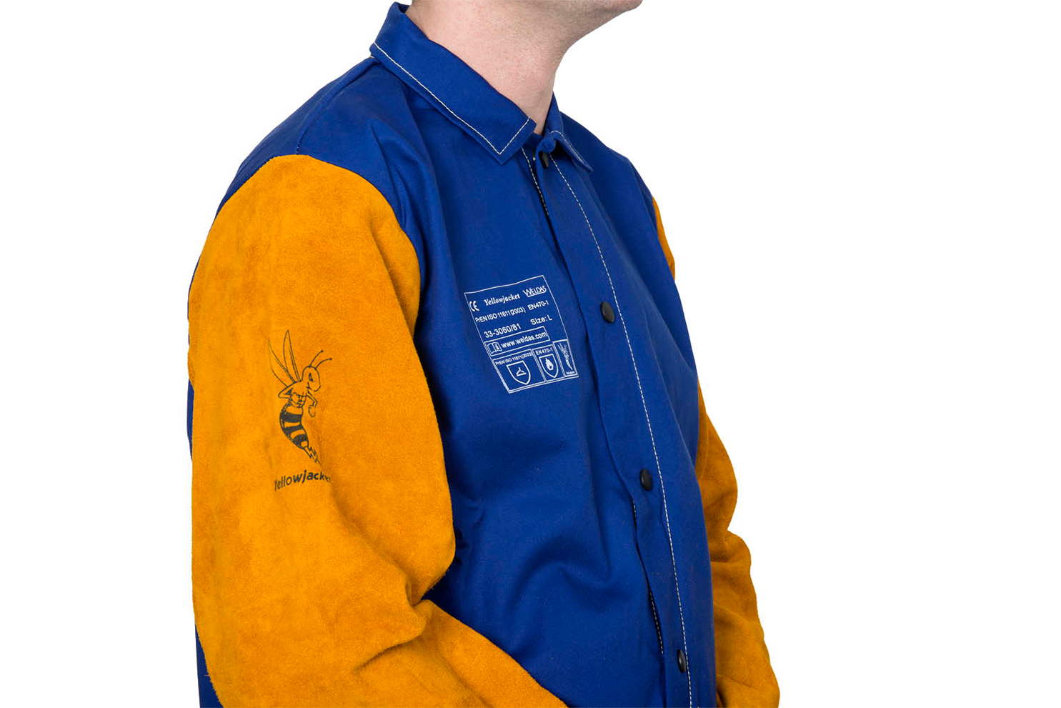 Schweißerjacke Yellowjacket L - 81 cm