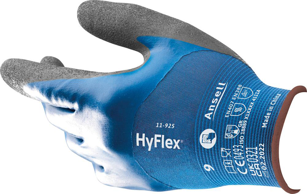 Handschuh HyFlex 11-925, Gr. 9