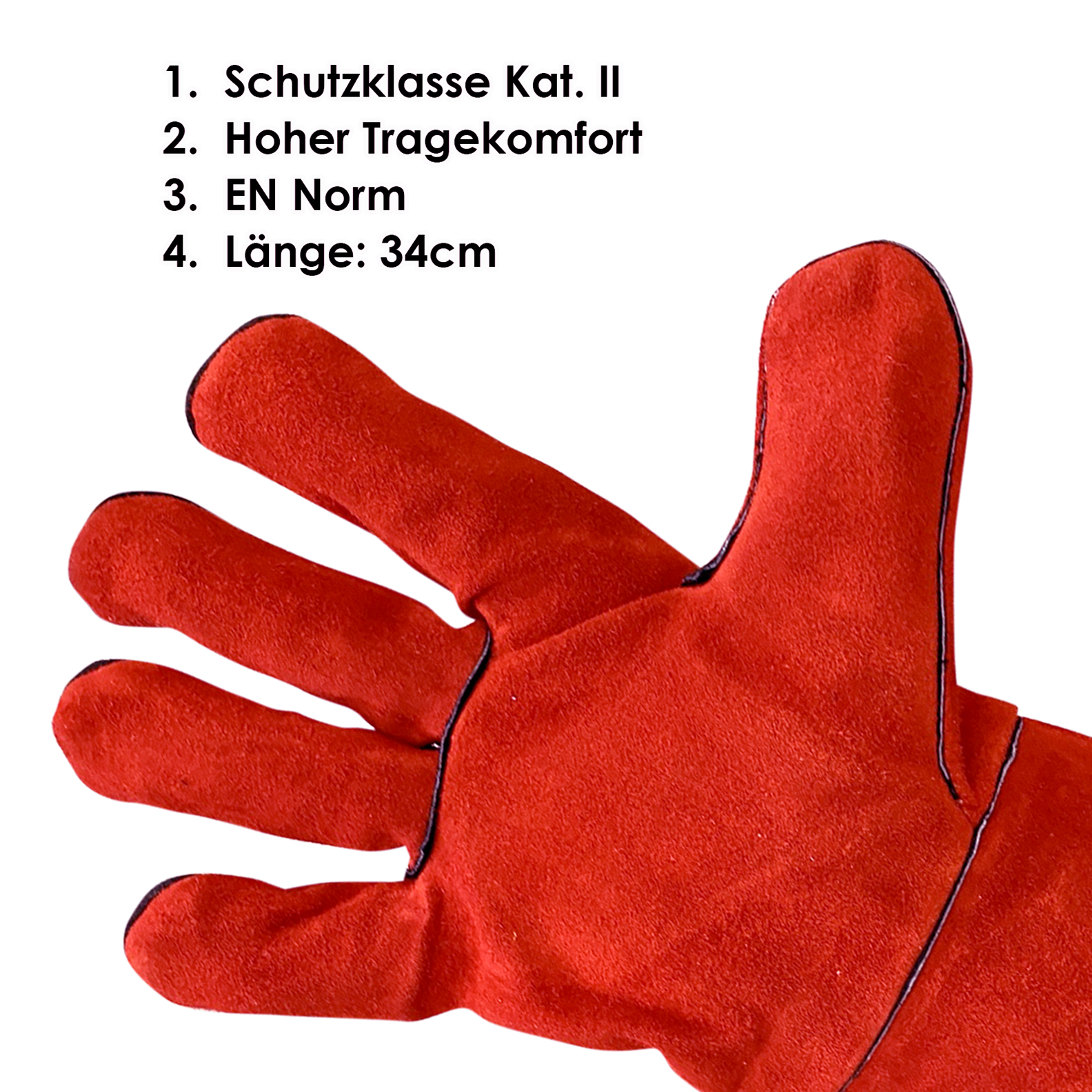 MIG/MAG-Handschuhe Mühlheim red 10