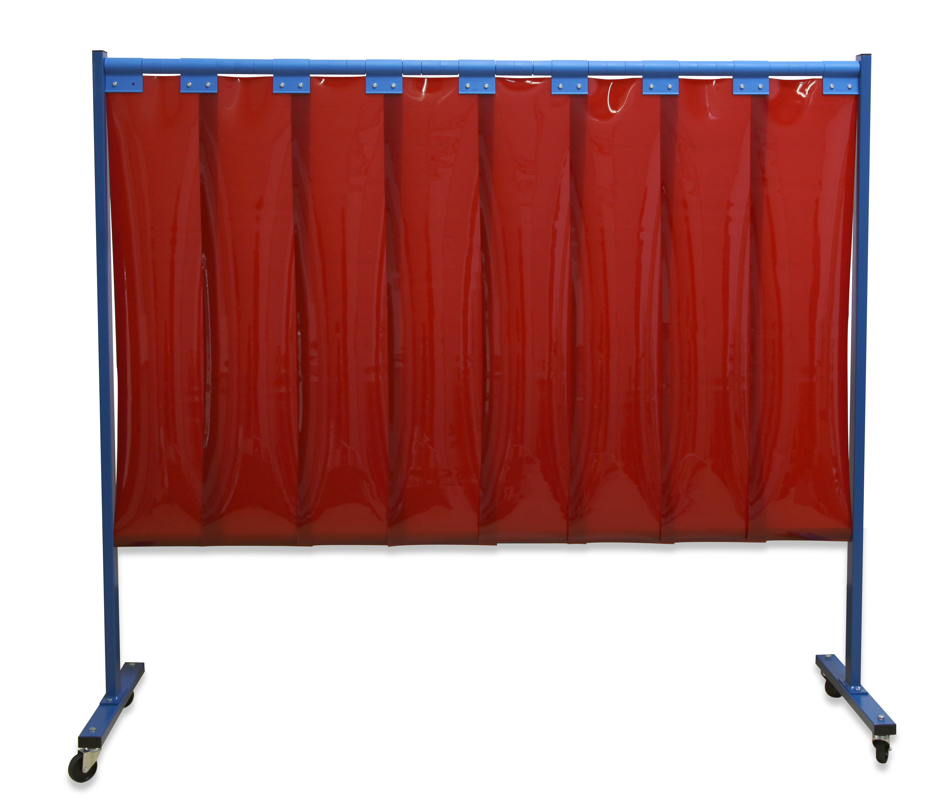 Kemper 1-teilige Schutzwand mit Lamellen Dicke: 3 mm rot