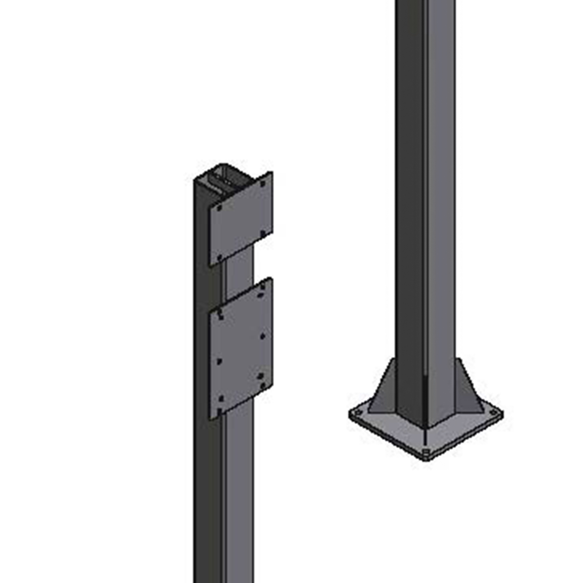Kemper Standsäule für Absaugarm 2 bis 4 m, Länge 2.300 mm