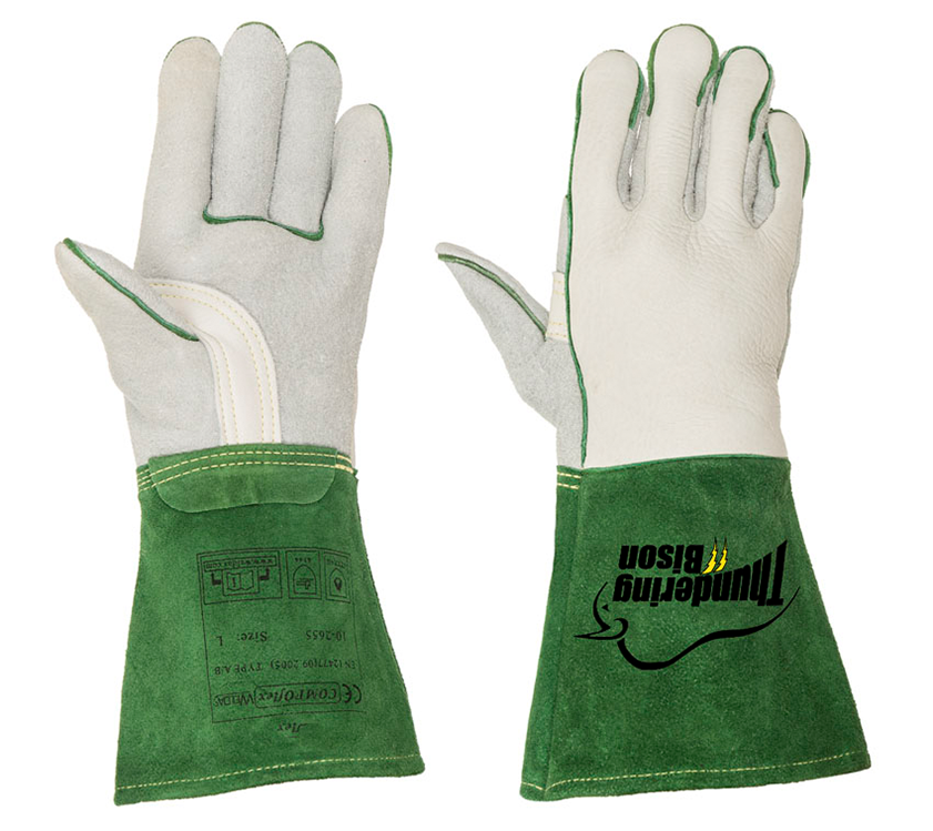 Sale - MIG/MAG-Handschuhe ThunderingBison - verstärkte Hand M