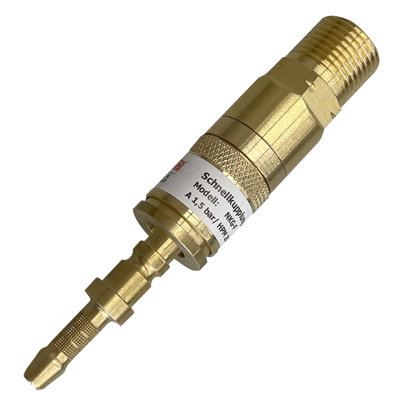 Schlauchkupplung NKG Brenngas G 3/8 LH