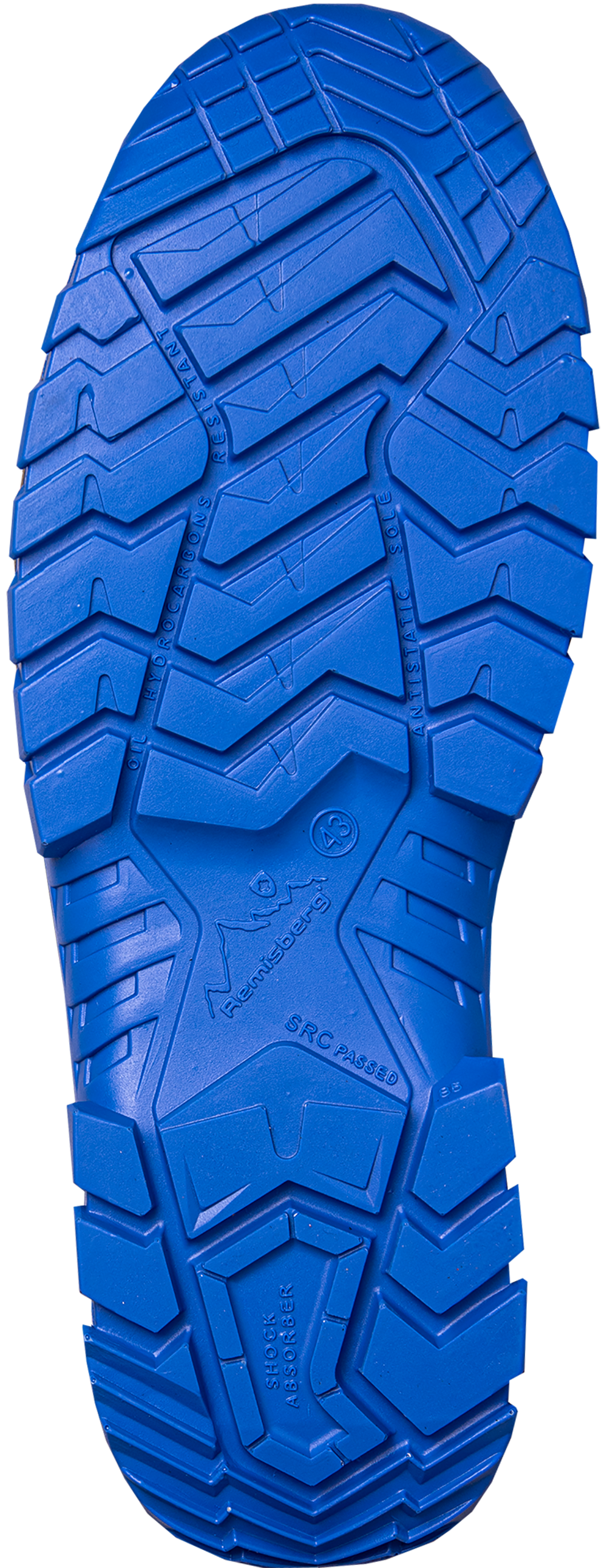Tropea Blue, S3 ESD-Sicherheitshalbschuhe aus Rindleder, Gr. 48