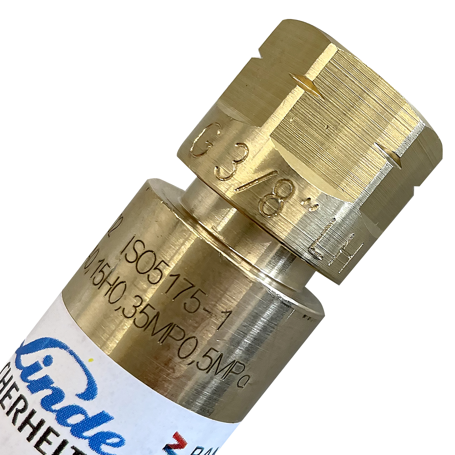 Sicherheitseinrichtung Brenngas DGN G 3/8 LH
