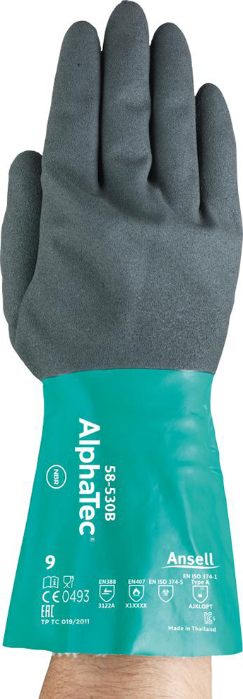 HandschuhAlphaTec 58-530W, 305 mm, Gr. 8 Ansell