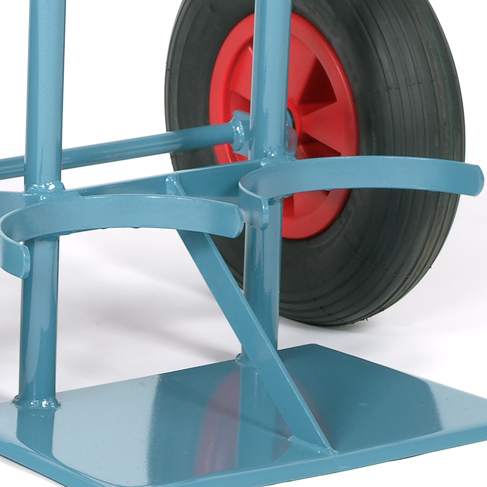 Stahlflaschenwagen für 2 Flasche, 1 x 50 Liter, 1 x 33 kg Propan Stahlflaschenwagen für 2 Flasche, 1 x 50 Liter, 1 x 33 kg Propan