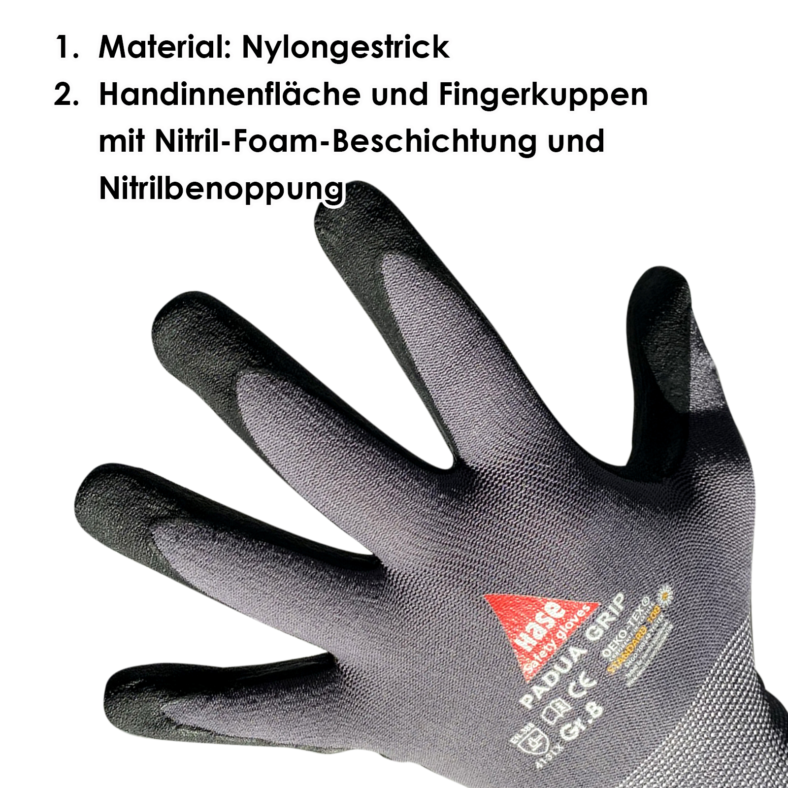 Montagehandschuhe Padua Grip 6