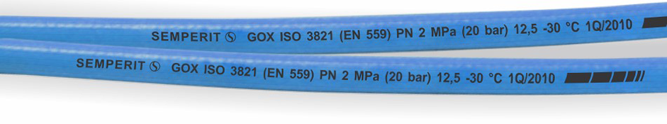 Schlauchgarnitur Ø 13 mm Azetylen/Sauerstoff 5 m