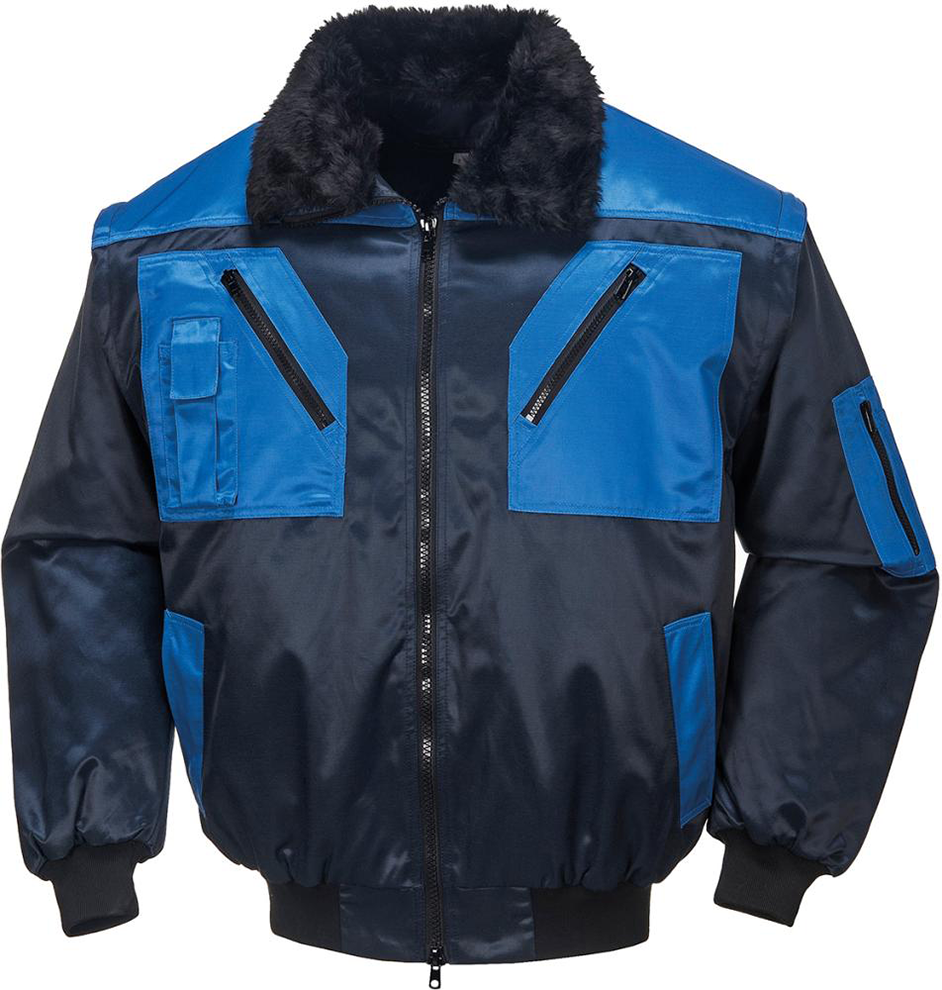 Pilotenjacke Achim  marine/royal, Gr. 2XL