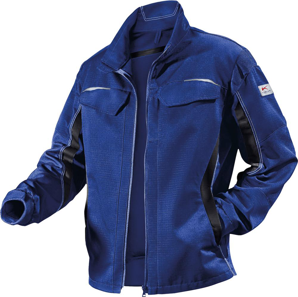 Jacke PULSSCHLAG, Gr. 50, kornblau/schwarz