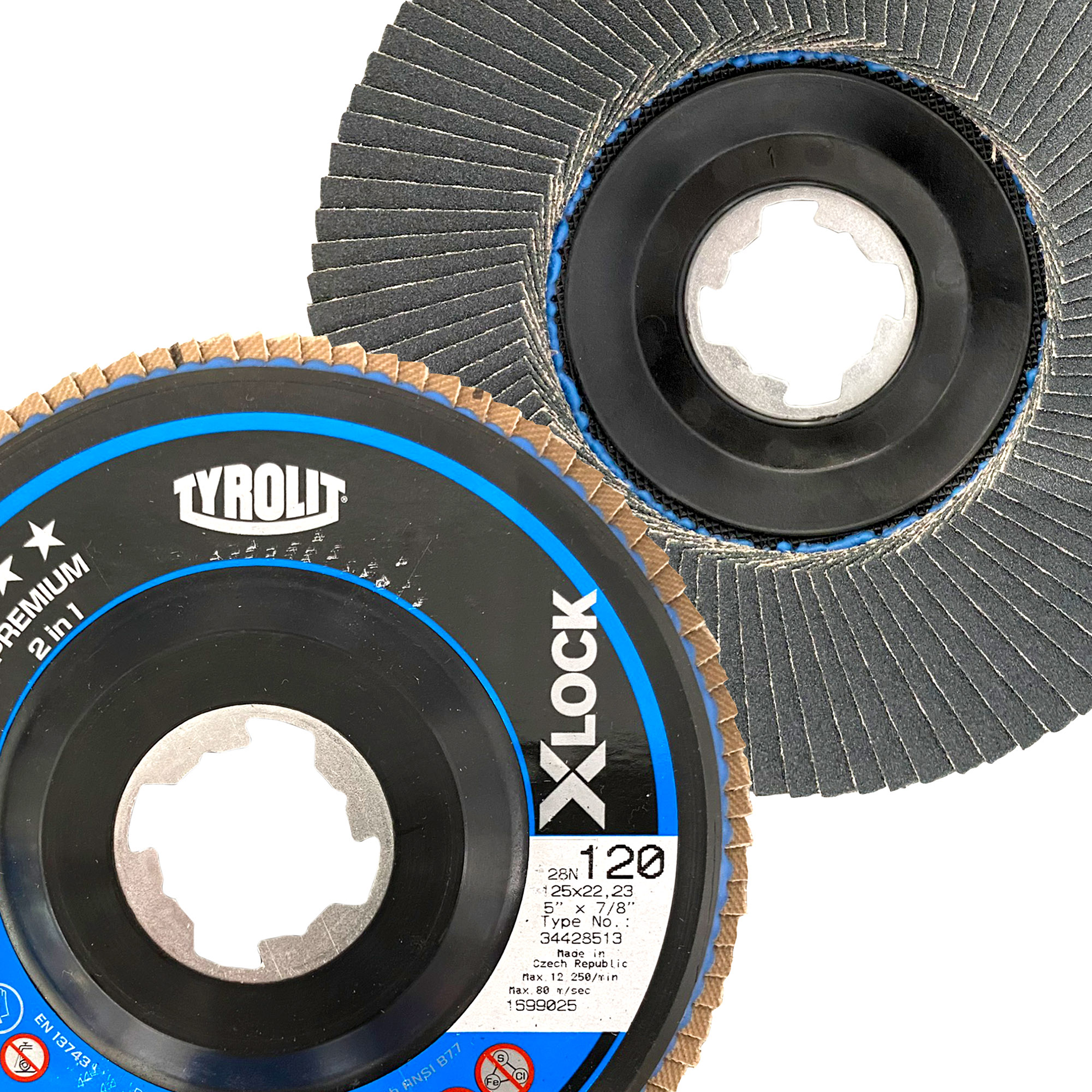 Fächerscheibe X-LOCK Premium Ø 115 x 22,23 mm gerade K 40 Fächerscheibe X-LOCK Premium Ø 115 x 22,23 mm gerade K 40