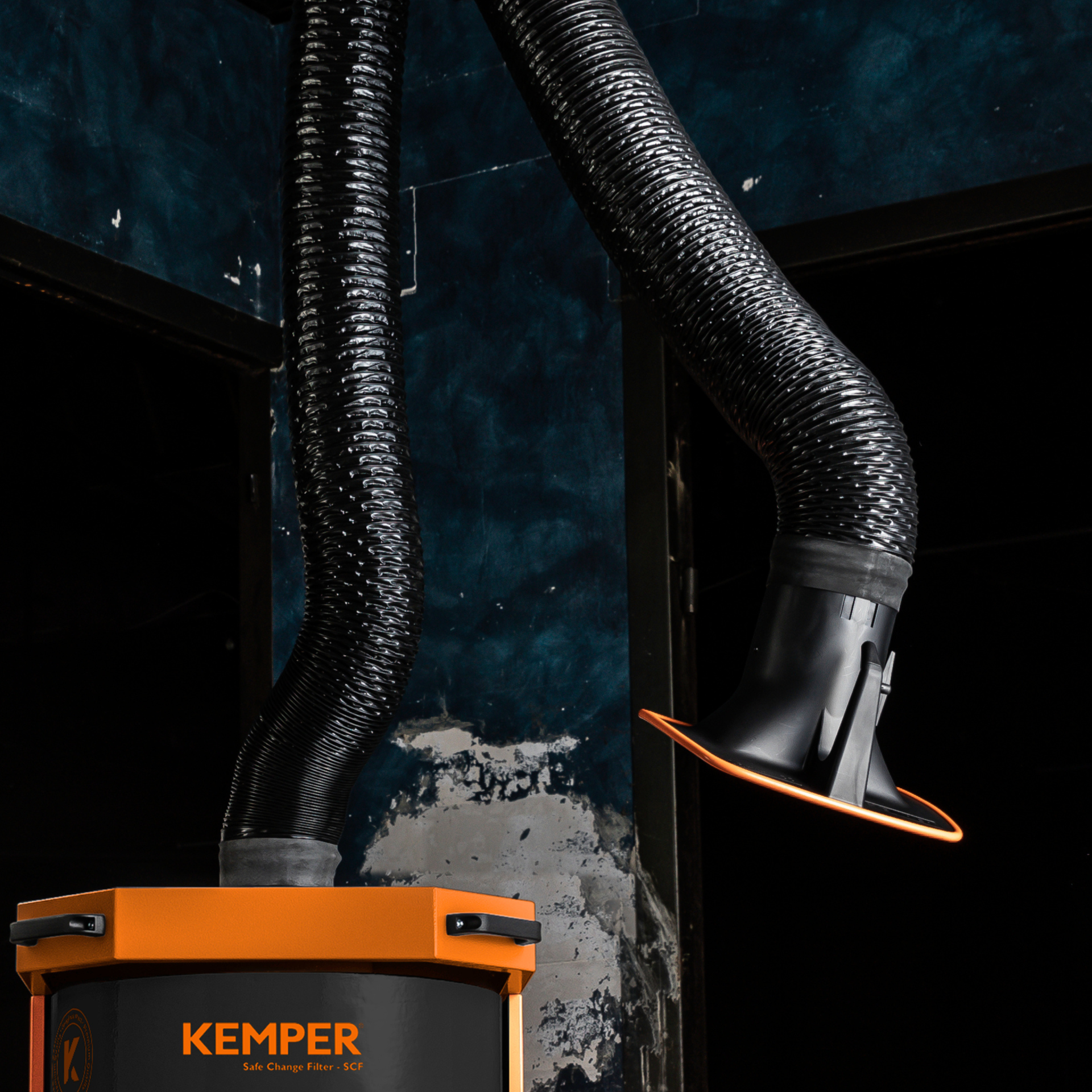 Kemper SmartFil Absauggerät, Rohrausführung 4 m Arm