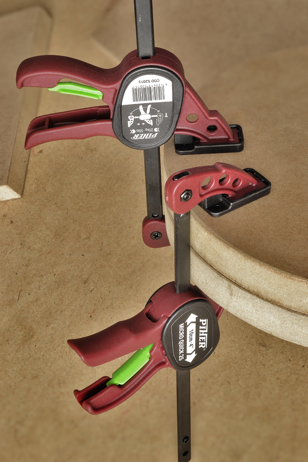 2 x Micro Quick - Schraubzwinge 25 kg Spannkraft - 2er Set 20 cm