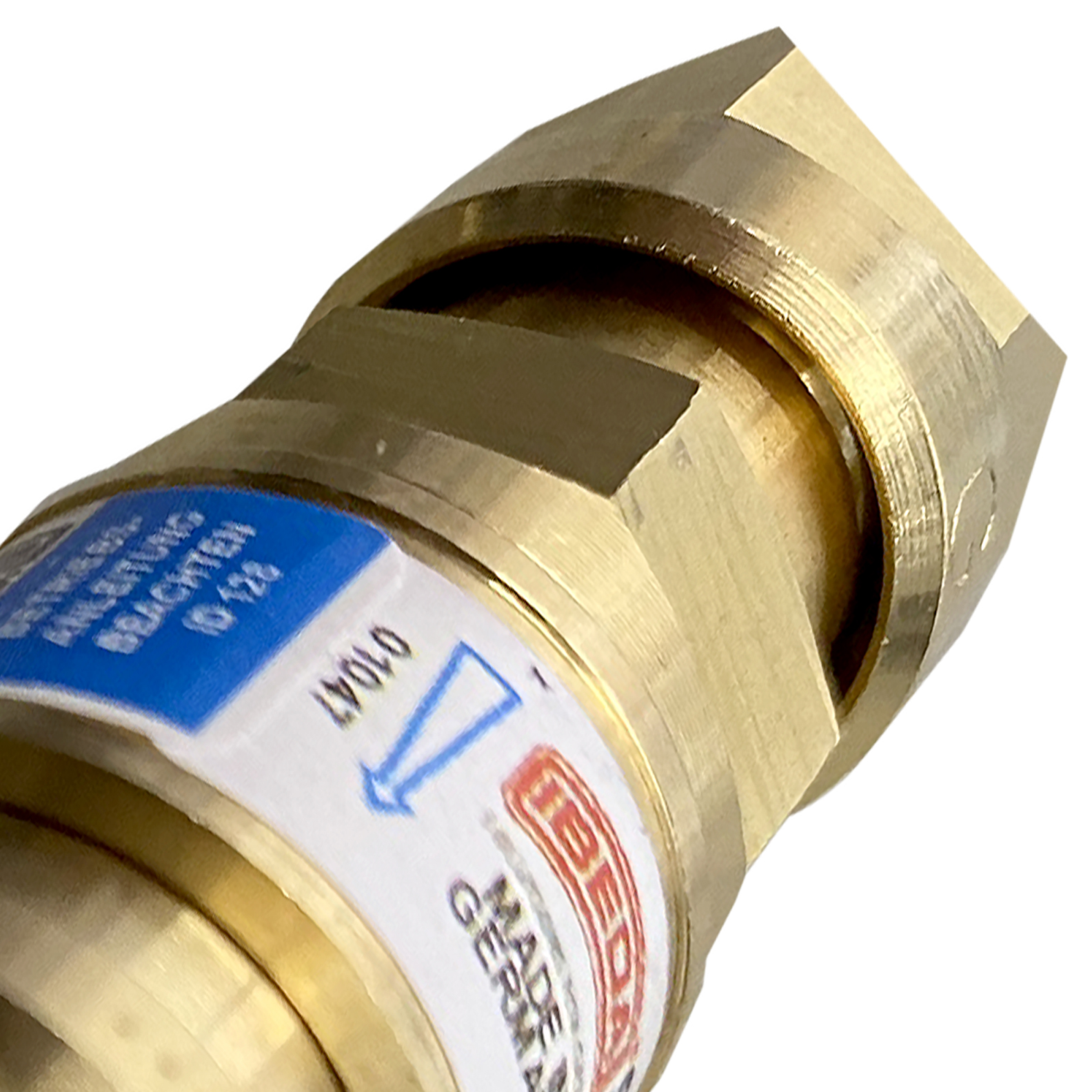 Set Schlauchkupplung + Stift DKD Sauerstoff G 1/4 RH