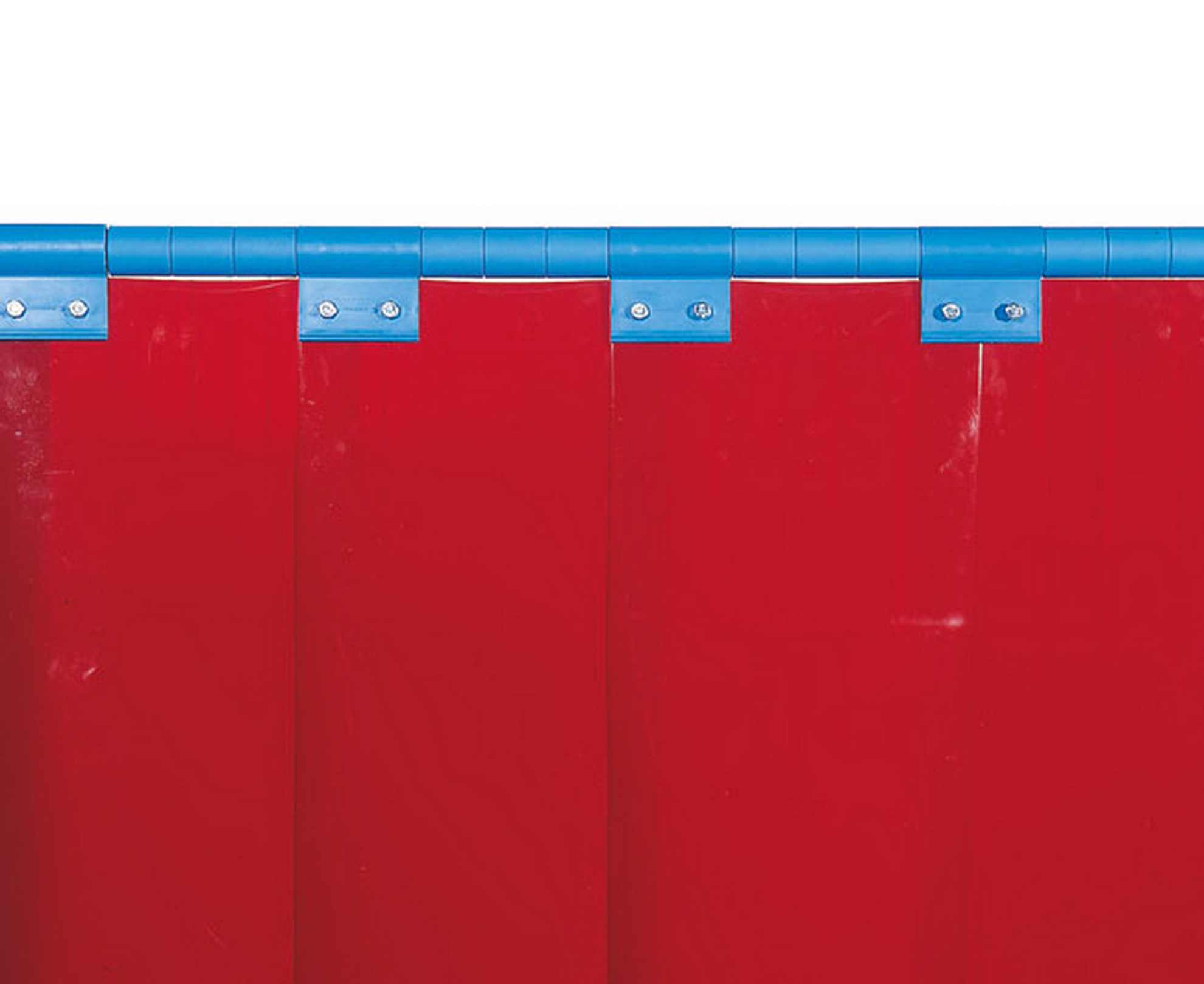 Kemper Schweißerschutzlamelle, rot 300 mm, Meterware 2 mm
