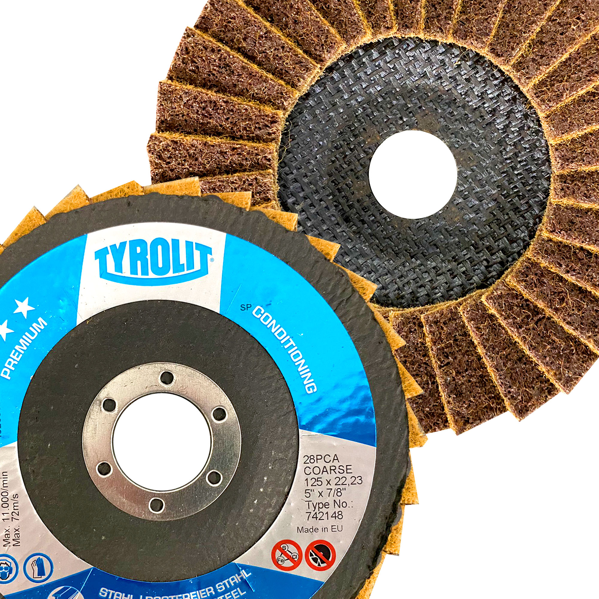 CONDITIONING Lamellen-Polierscheiben Ø 125 x 22,23 mm coarse