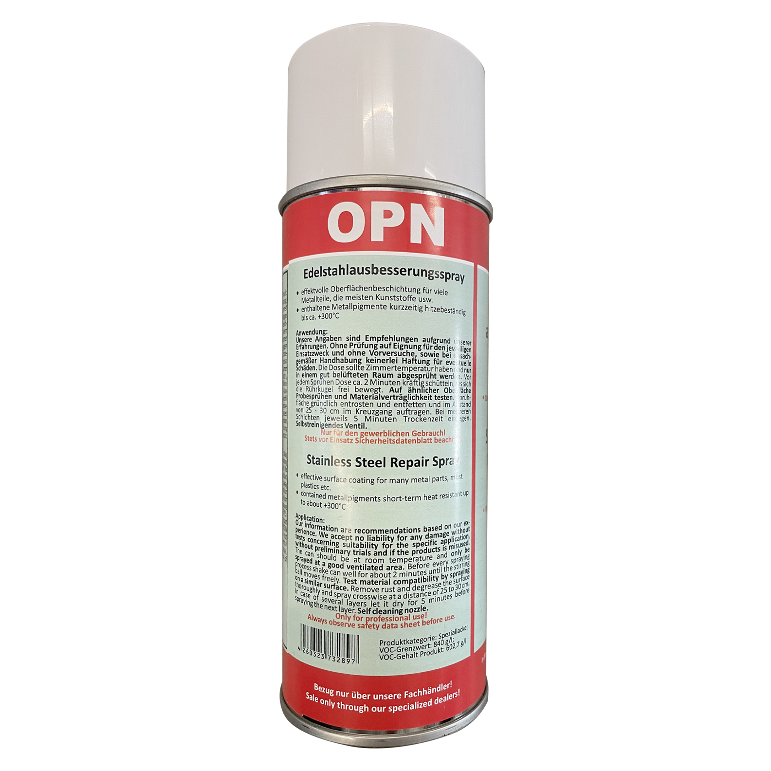 OPN Edelstahlausbesserungsspray 400 ml