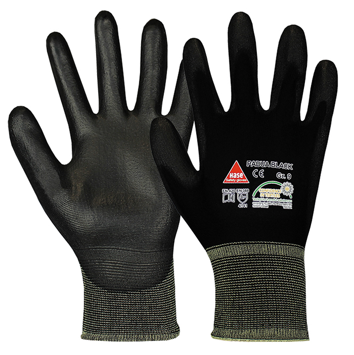 Montagehandschuhe Padua schwarz 9