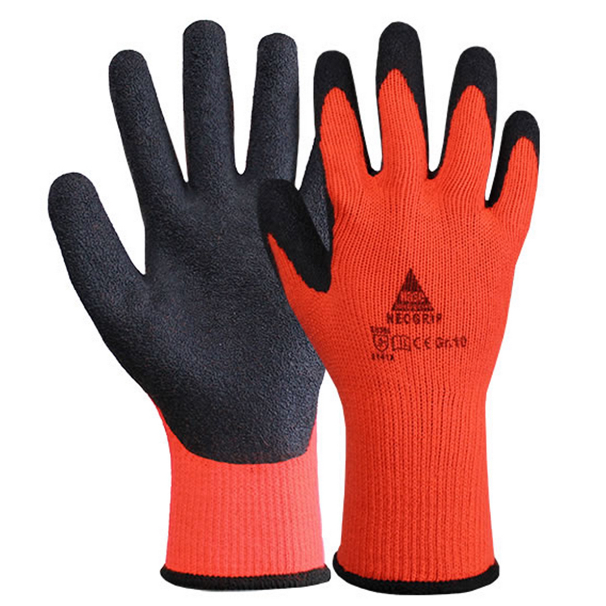 Montagehandschuhe Neogrip-orange 9 - Abverkauf