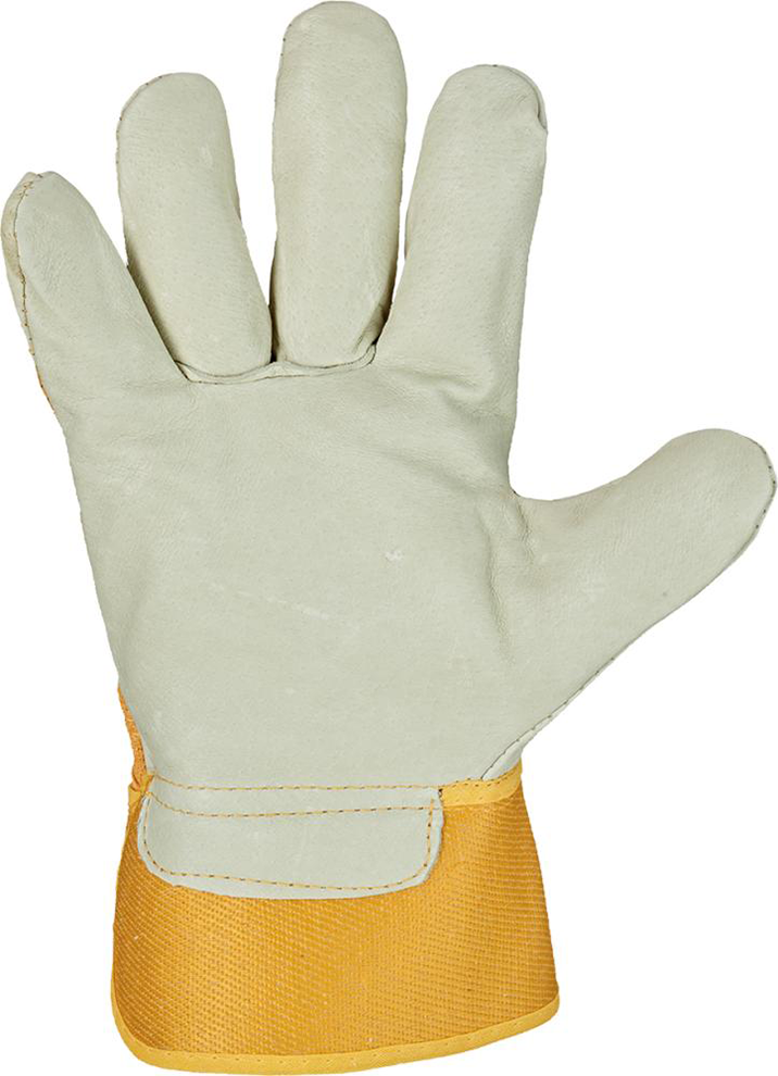 Handschuh Elephant, Schweinsleder, gelb