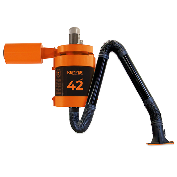 Kemper MaxiFil Absauggerät stationär, Rohrausführung 4 m Arm