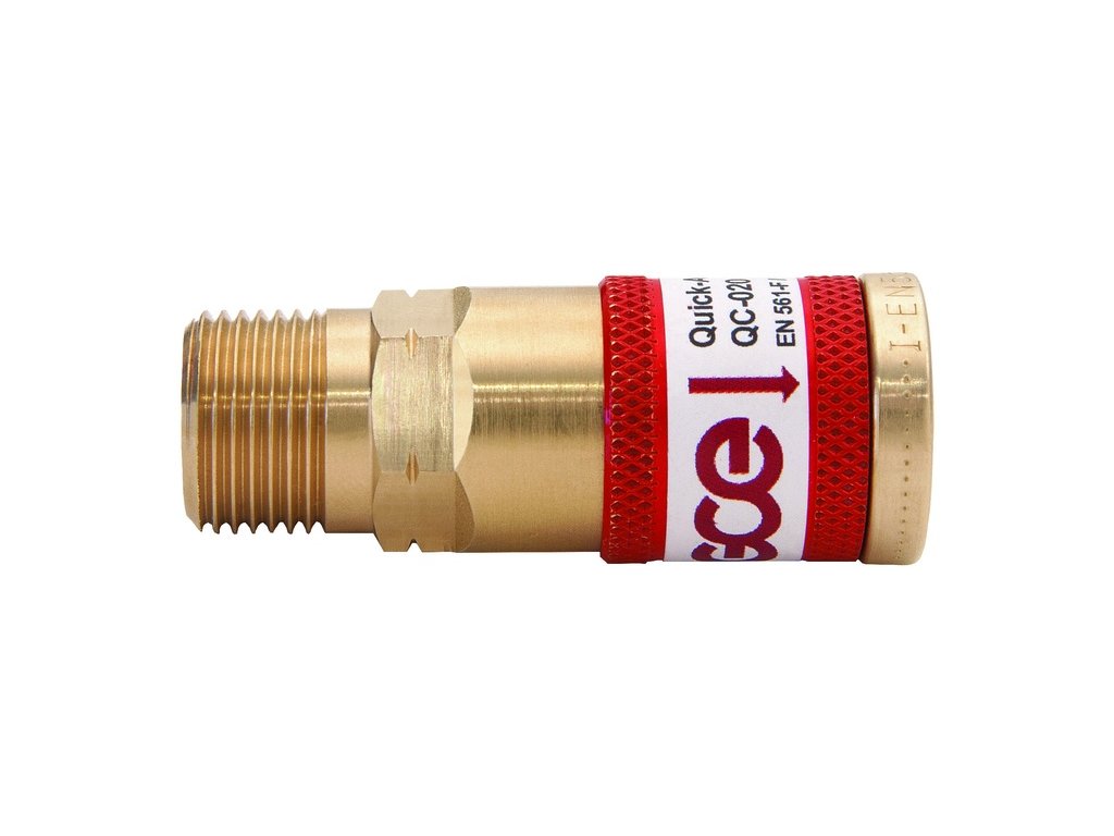 Einhandschnellkupplung QC020 C Inertgas