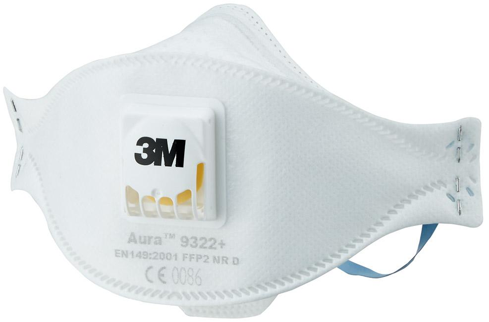 3M™ Feinstaubmaske Aura 9322+,  FFP2