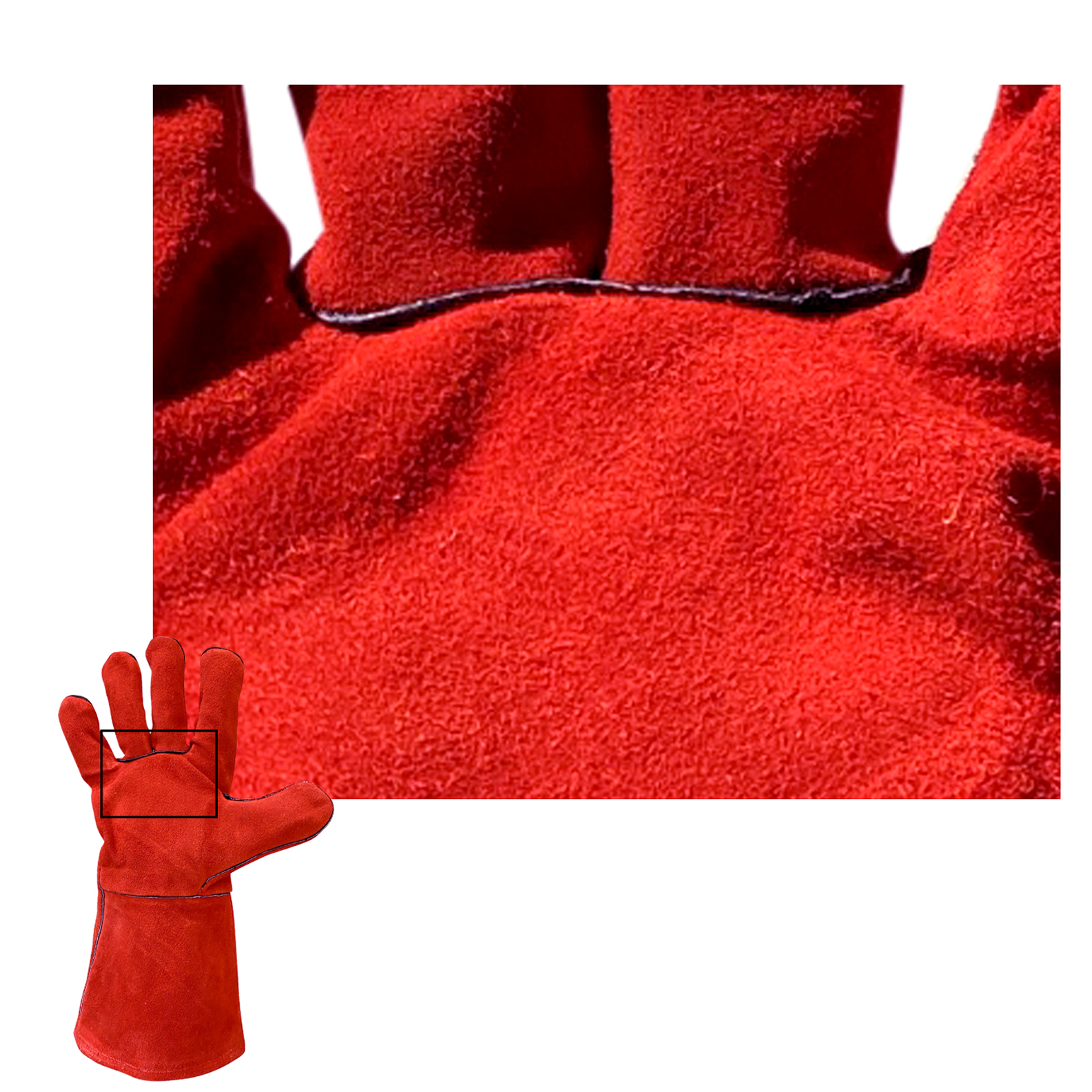 MIG/MAG-Handschuhe Mühlheim red 10
