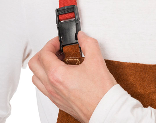 Schweißerlatzhose STEERSOtuff LavaBrown L