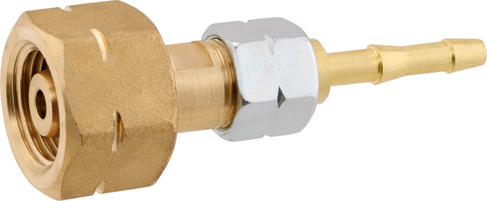 Flaschenanschluss mit Trennstelle KLF 6 mm Tülle