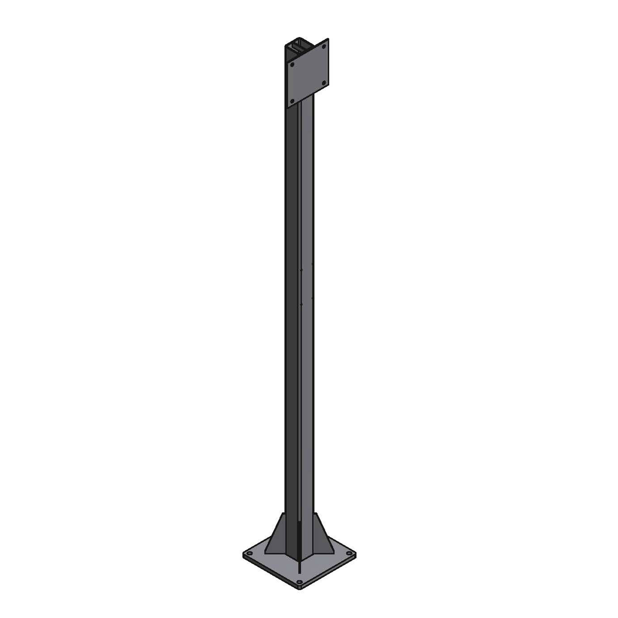 Kemper Standsäule für Absaugarm 2 bis 4 m, Länge 2.300 mm