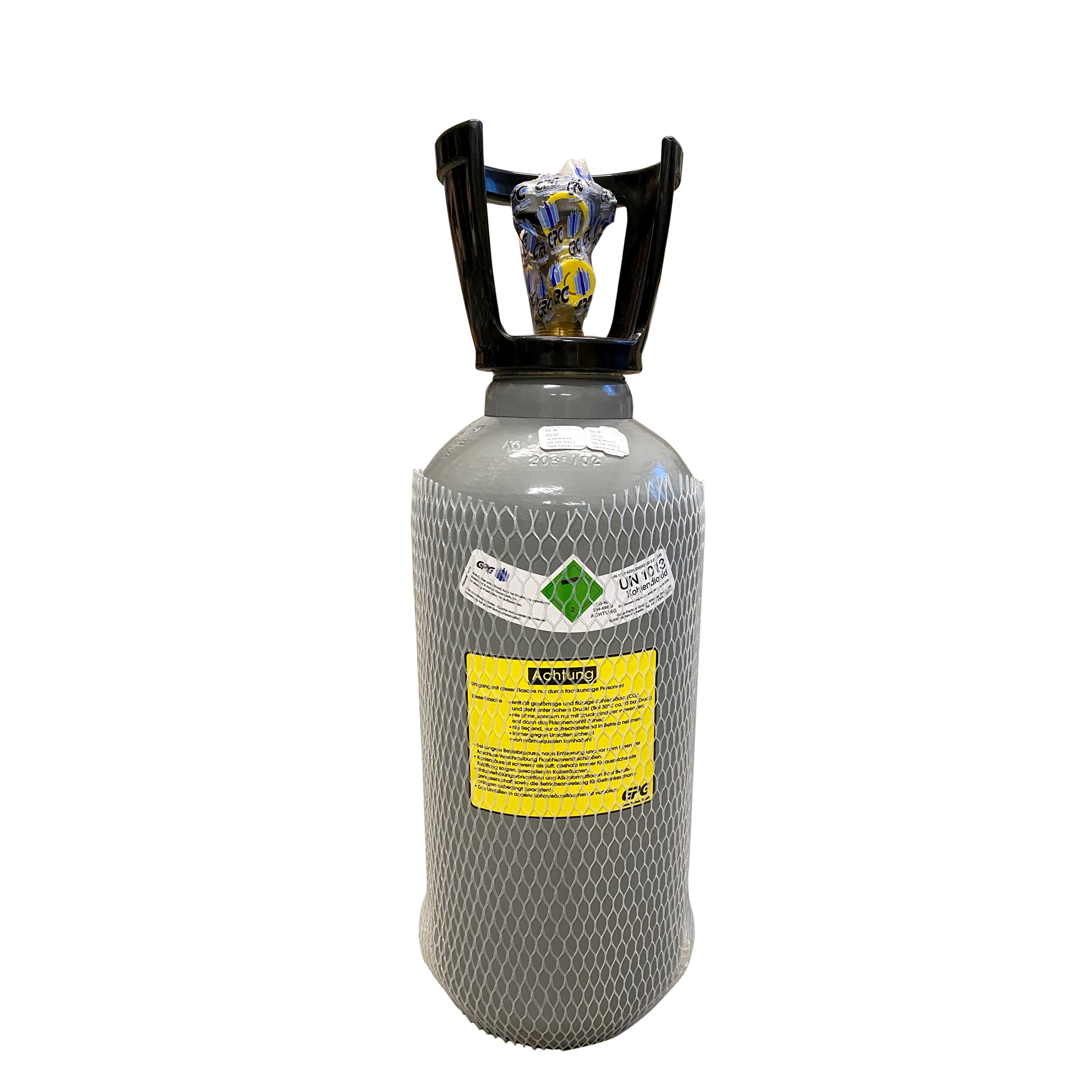 CO2 Flasche 6 kg Füllung nach E290 UN 1013