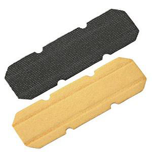 Schweißband beige aus Moosgummi - 5 Stück