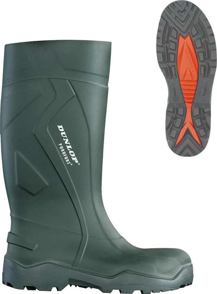 Stiefel Purofort TerraPRO Full Safety, S5 SRC, Gr. 47, grün
