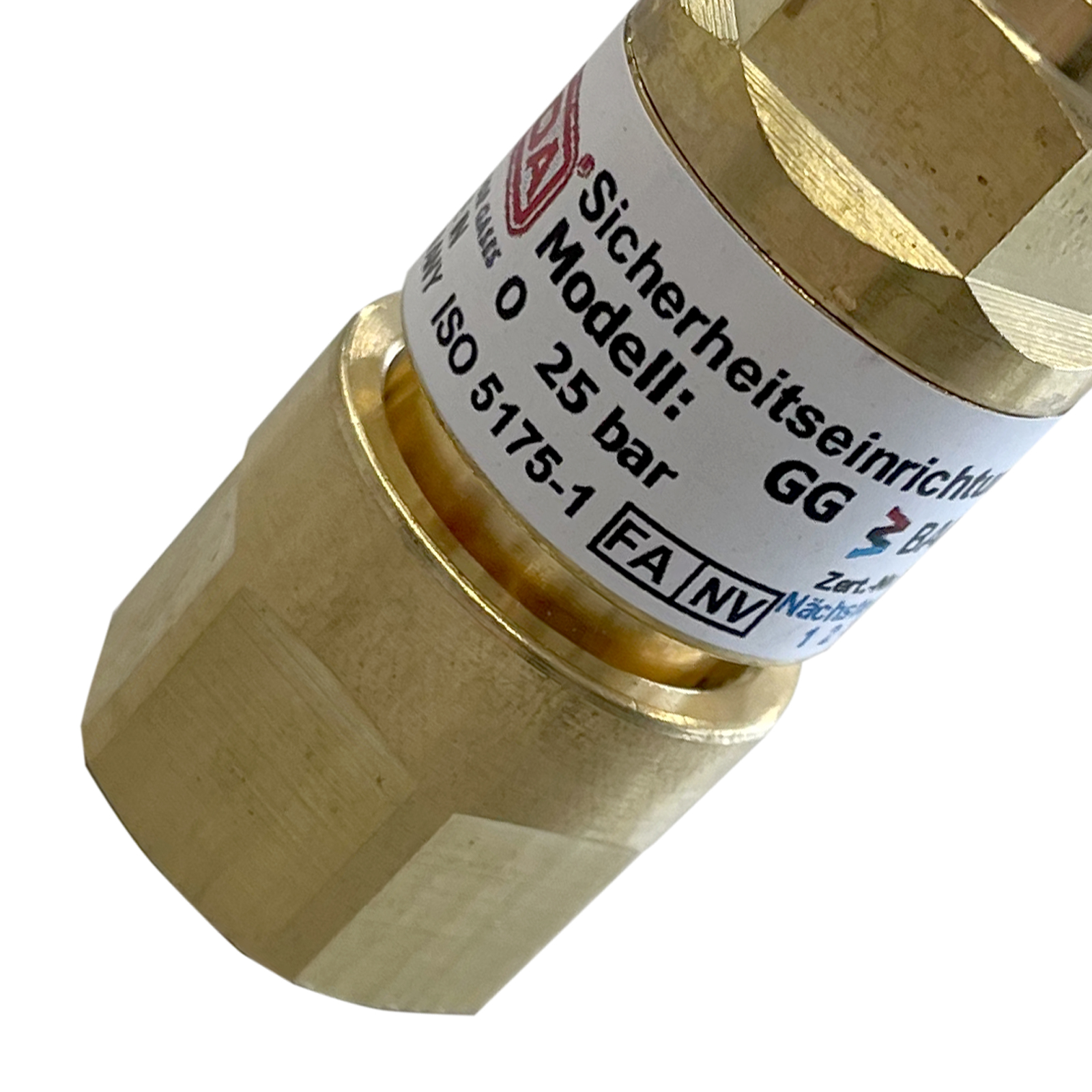 Sicherheitseinrichtung Sauerstoff GG G 3/8 RH