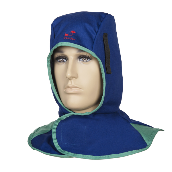 Kopfschutz Schweißerhaube blau XL