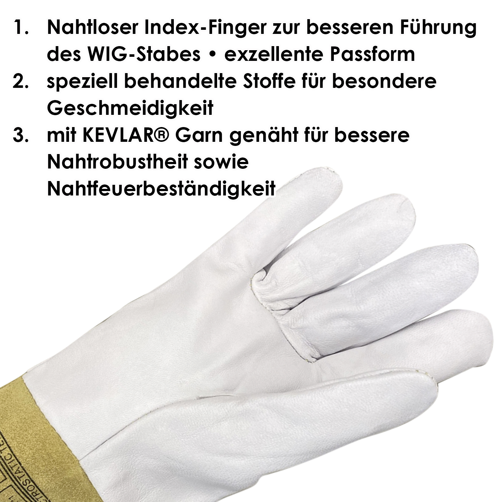WIG-Handschuhe SOFTouch Ziege leicht M
