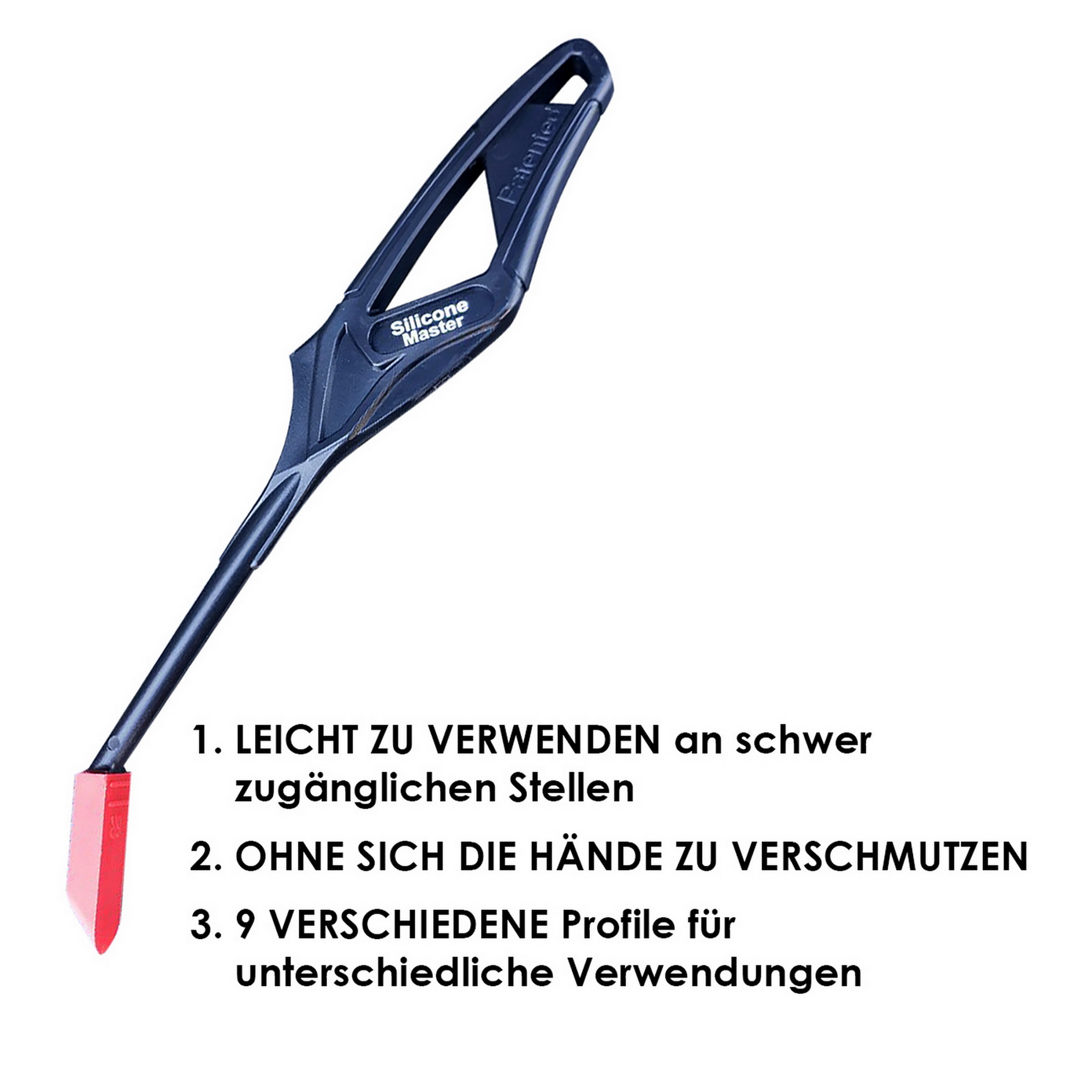 Fugenglätter/ Fugenabzieher als 9-teiliges SET