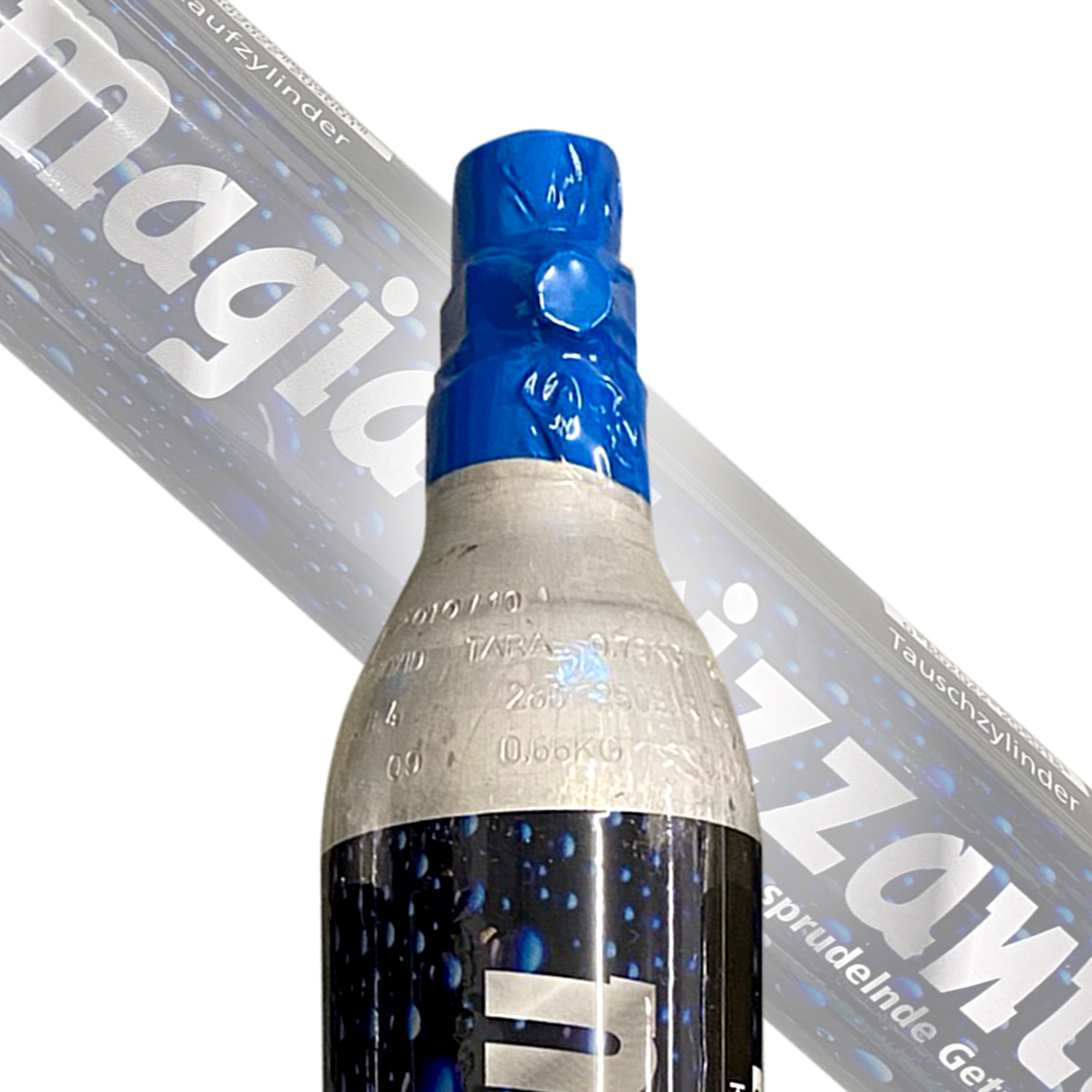 CO2 Sprudlerflaschen 425g - Flasche inkl. Füllung