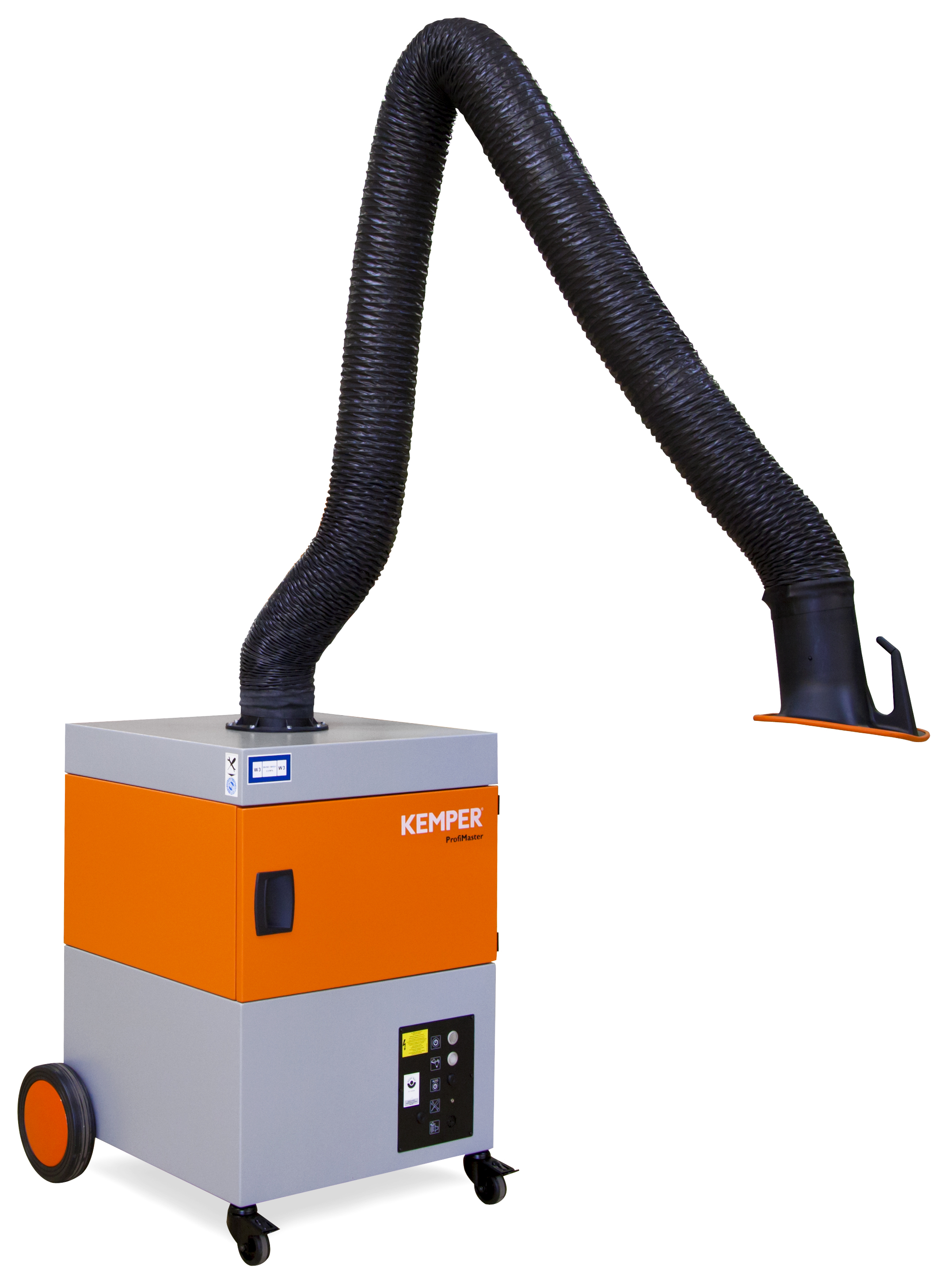 Kemper ProfiMaster Absauganlage, einarmig, Schlauchausführung 4 m Arm