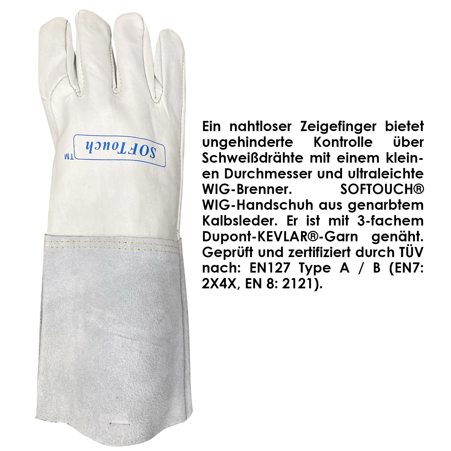 WIG-Handschuhe SOFTouch Kalb S