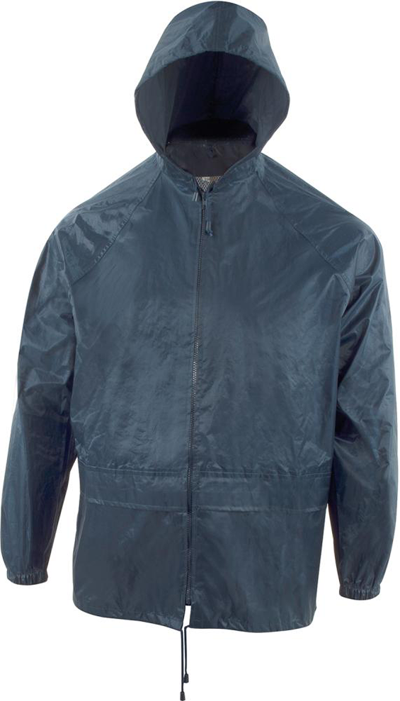 Regenset (Hose/Jacke), Gr. L, blau