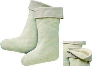 Stiefeleinsatz mit Stulpe, beige