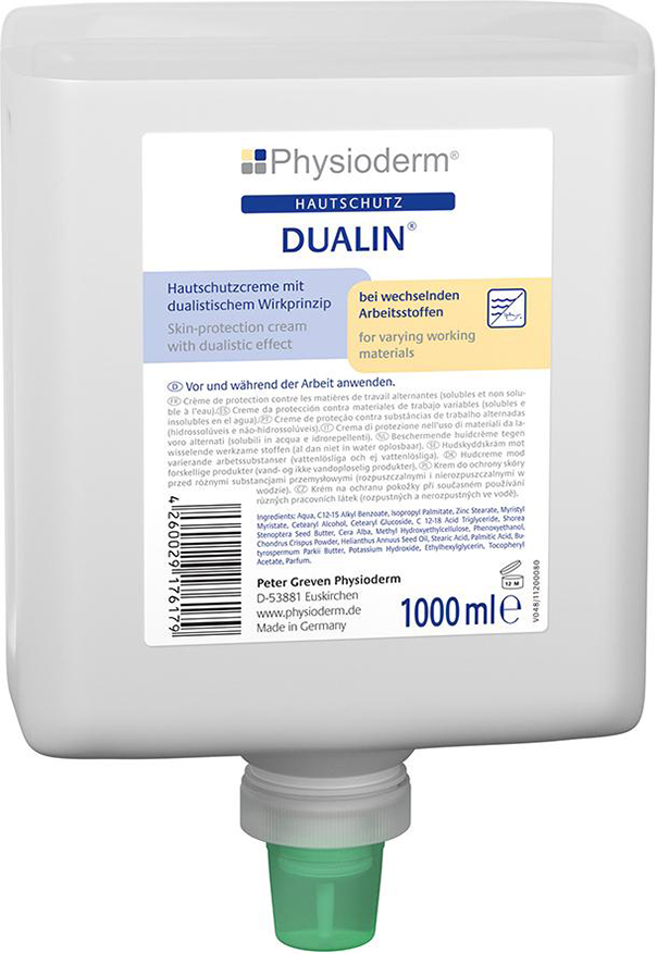 Dualin 1000 ml Neptuneflasche Hautschutzcreme