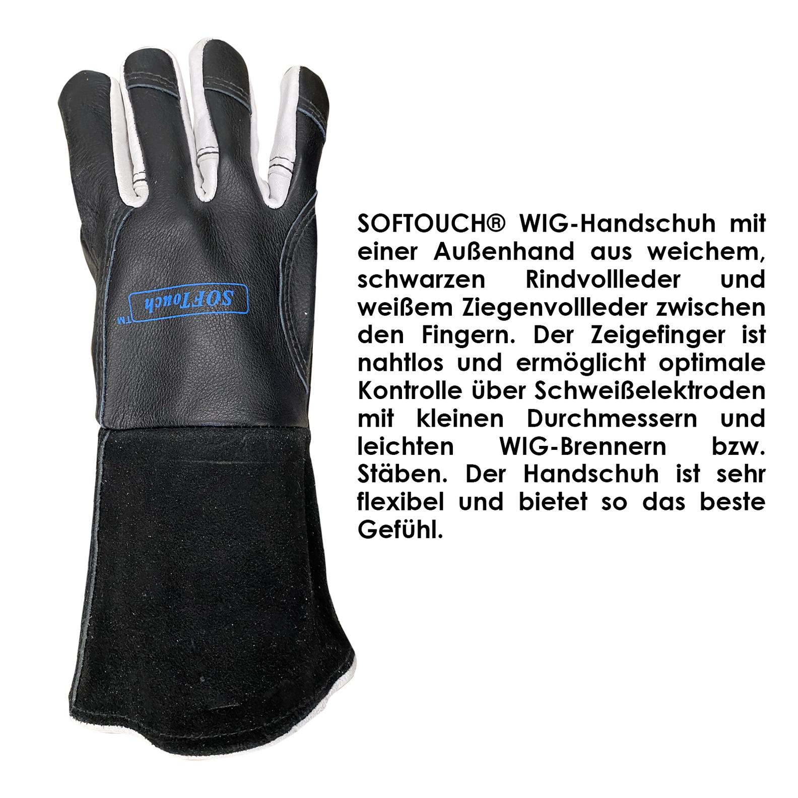 WIG-Handschuhe SOFTouch black M