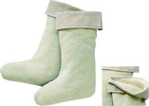 Stiefeleinsatz mit. Stulpe, Gr. 39/40